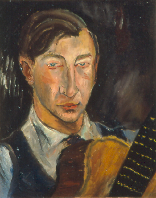 autoportrait à la guitare