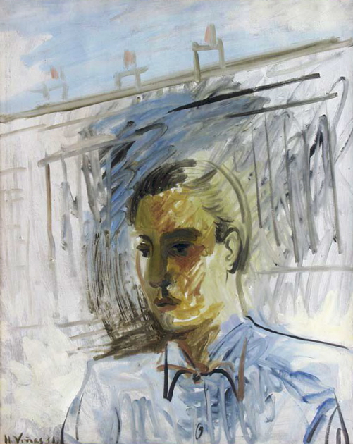 175 jeune homme � son balcon