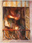 201 femme rousse � la fn�tre