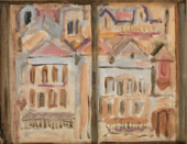 203 vue de la ville par la fen�tre