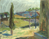 233 paysage au cypr�s