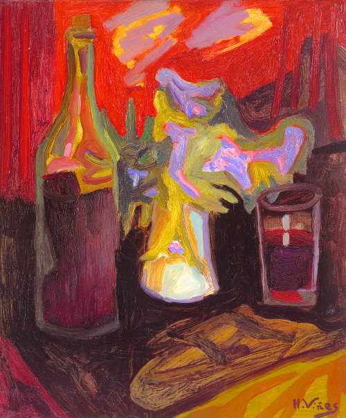 Nature norte � la bouteille