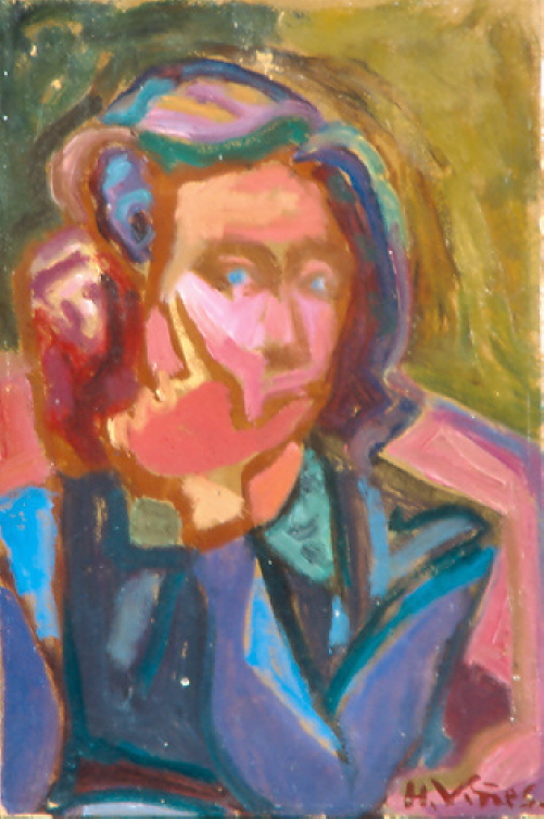 Jeune femme aux yeux bleus