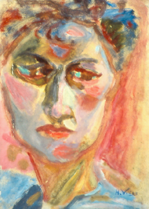 T�te de femme (rue Brunel) / Cara de mujer (calle Brunel)