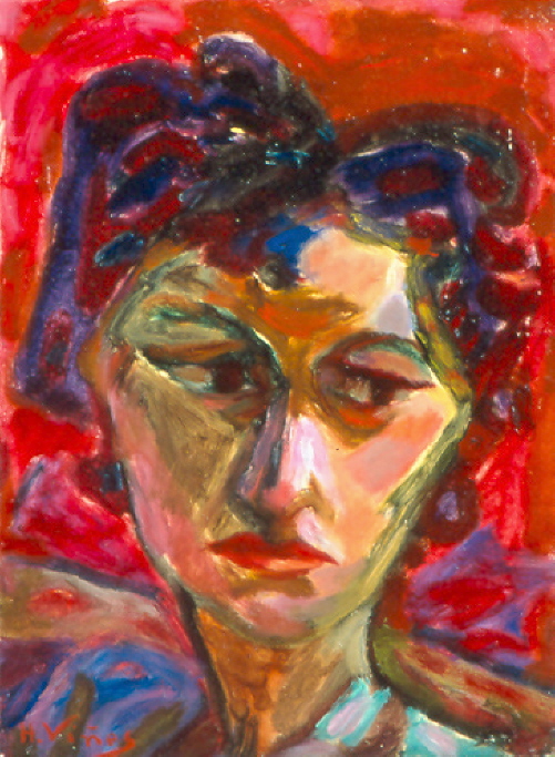 Portrait de femme (rue Brunel, la gardienne) 02